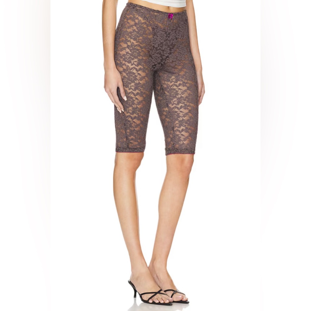 x Intimately FP All Day Lace Capri in Shaved Chocolate
Free People